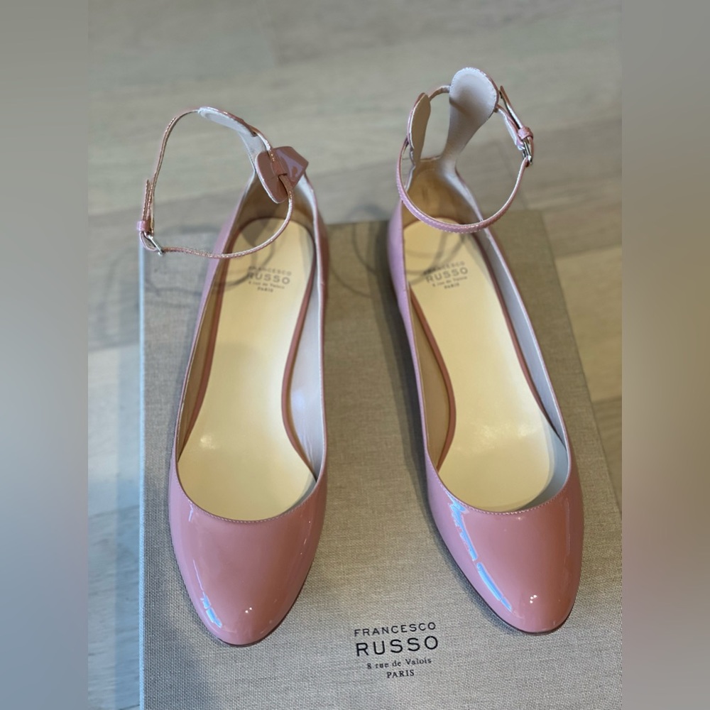 Francesco Russo Flats Sz. 39.5 BNIB